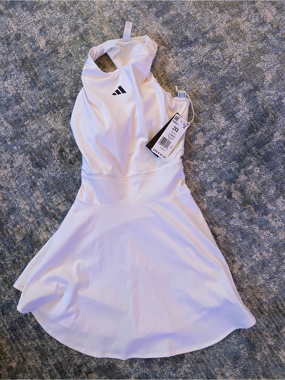 Adidas White Y-Dress Tennis Dress XXS